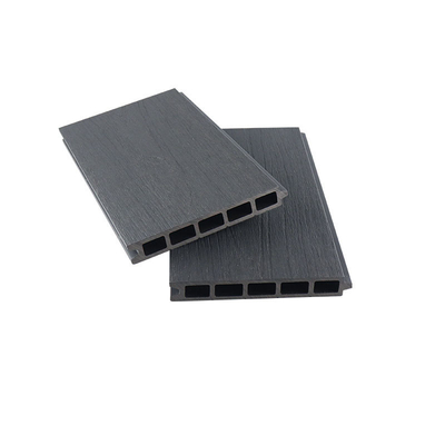 Gray Wood Plastic Composite Panel foncé en dehors de la séparation 170x24mm de panneau de pergola de cour