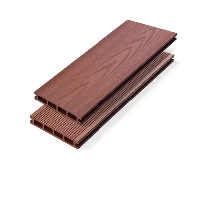 Plancher en plastique en bois ignifuge Co extérieure - panneau circulaire expulsé 140x25mm de balcon de passage couvert de trou