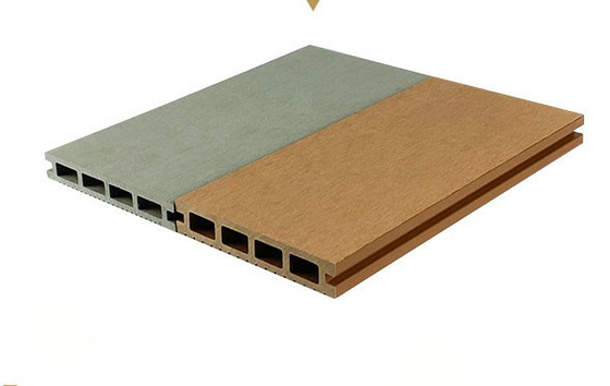Conseil de plastique en bois de plancher de terrasse du panneau 140x25mm de cour de vert en bois en plastique anti-corrosif de planche