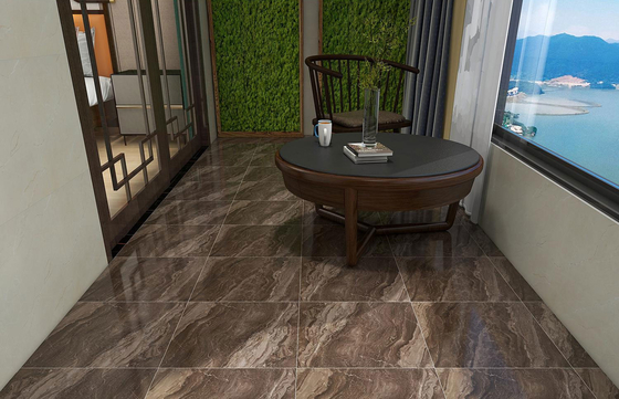 Carreaux céramiques rustiques vitrés mates écologiques de 400x400 mm pour le balcon et le sol intérieur