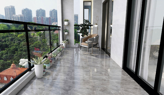 Carreaux rustiques en céramique de qualité AAA pour balcon et 400x400 mm de marbre pour le sol intérieur