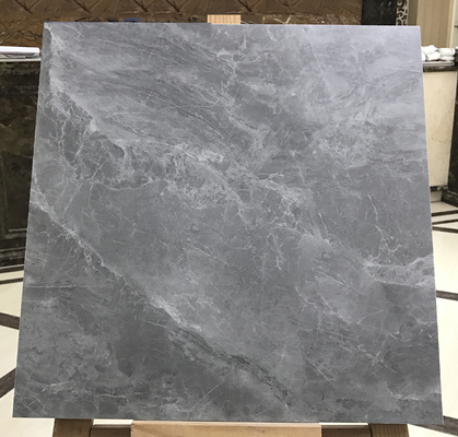Carreaux rustiques en céramique de marbre gris 400x400 mm pour le salon et le sol vitré mat durable et les carreaux de mur pour la salle de bain