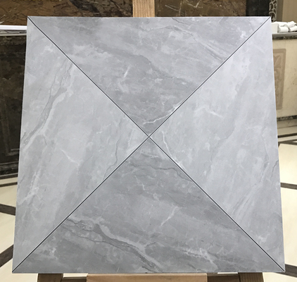 Carreaux rustiques en céramique imperméables à l'eau de 400x400 mm pour le salon et le visage écologique du bébé Carreaux gris vitrés pour la cuisine