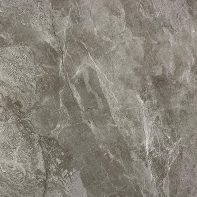 Antibactérien 60x60cm Carreaux vernis poli gris Plancher intérieur Panneaux de porcelaine pour le salon