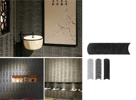 Panneau de carreaux de terre en pierre cultivée durable gris 1200x180x35 mm AAA