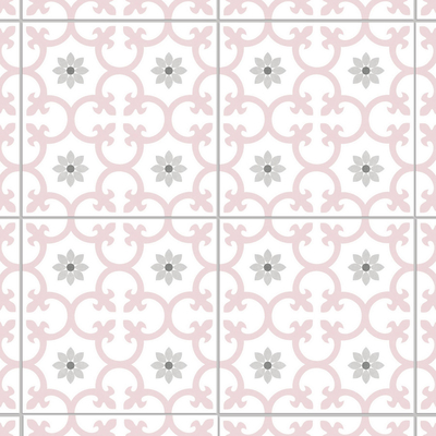 Carreaux rustiques en céramique rose de 250x250 mm durables et carreaux de mur antidérapants pour cuisine et salle de bain