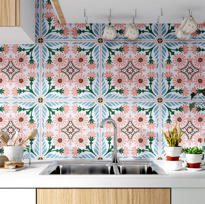 Carreaux rustiques en céramique rose 20x20 cm Carreaux de sol de mur intérieur en argile