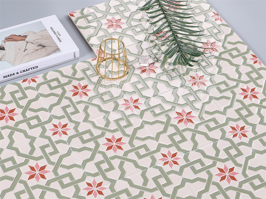 Carreaux de céramique rustique de qualité AAA pour le salon et carreaux de mur beige et rose pour la chambre à coucher