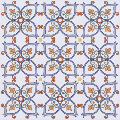 Carreaux en céramique de 20x20 cm résistant au glissement blanc et rouge pour cuisine et carreaux de sol durables pour balcon