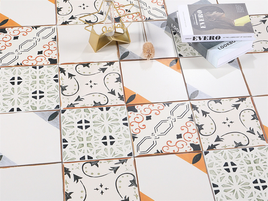 Carreaux rustiques en céramique résistant à l'usure 20x20 cm pour le salon et la salle à manger