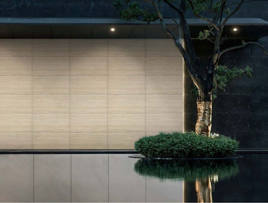 Carreaux de porcelaine antique mat jaune clair 600x1200mm