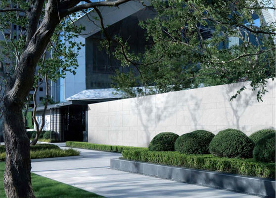 Carreaux de mur-rideau en argile mat blanc 600x1200mm