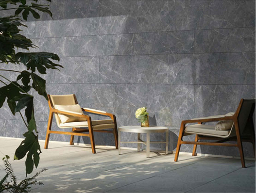 Carreau de sol extérieur gris résistant aux rayures 600x1200mm