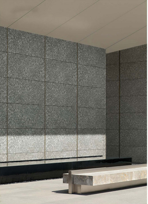 Grise Lychee Bush martelé Finition Matt Rideau Mur Carreaux de porcelaine Pour le centre commercial 600x1200mm