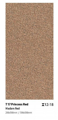 ISO9001 Carreaux de revêtement de sol rouges 400x400x30 mm pour la cour