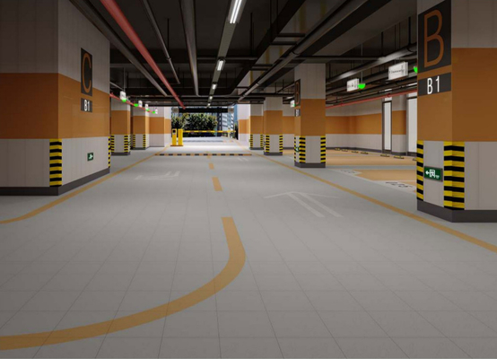 Grise 600x600mm plancher extérieur antidérapant carreaux de pavage en porcelaine et carreaux élégants pour le parking
