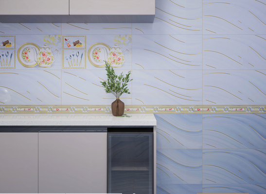 Carreaux bleu clair 30x60cm Carreaux de céramique sans décoloration et carreaux de murs intérieurs pour douche