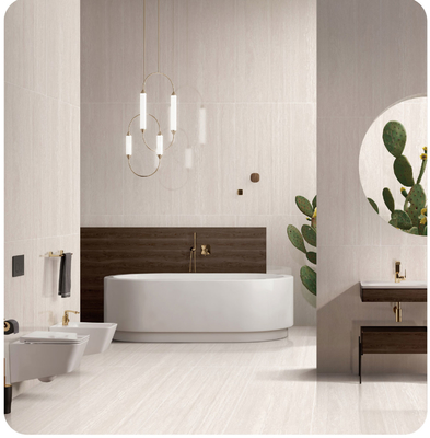 600x1200mm Carreaux de sol en porcelaine vitrée de qualité AAA Argile