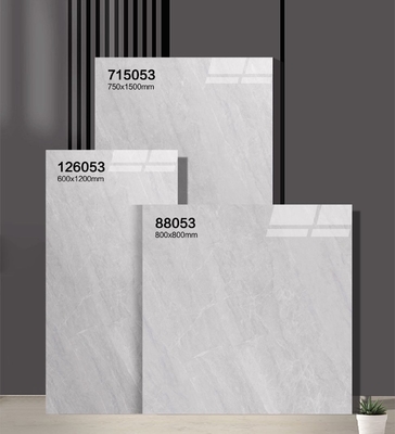 Vue en marbre Surface polie Porcelaine vitrée Beige Carreaux Et Carreaux en brique 750x1500mm Pour salle de bain Et bureau