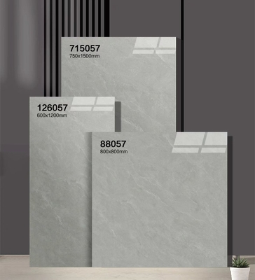 Carreaux de porcelaine glacée et gris 750x1500mm Carreaux de sol élégants pour le salon et la salle de bain