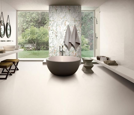 Beige 750x1500mm Carrelage de sol en porcelaine émaillée douce antibactérienne