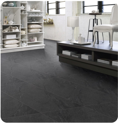 Grise foncé 60x120cm Carreaux de sol à l'intérieur et carreaux respectueux de l'environnement Carreaux de porcelaine vitrée pour le visage de bébé pour la reconstruction