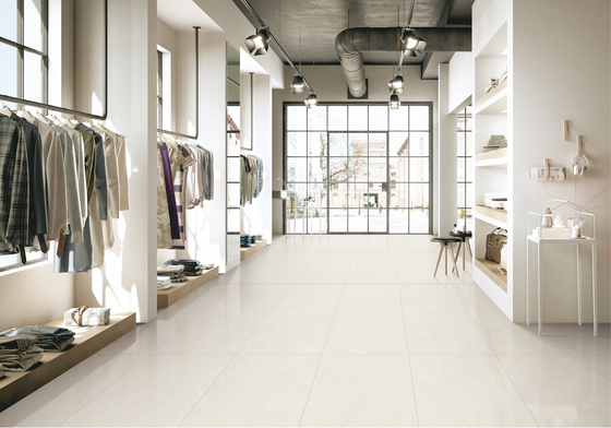 Carreaux de porcelaine beige de qualité AAA 600x1200 mm plancher intérieur antidérapant