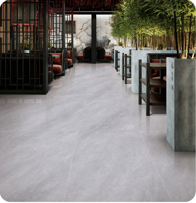 Plancher intérieur gris clair 120x60cm Carreaux durables et carreaux de porcelaine doux vitré antidérapant pour appartement