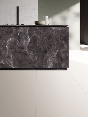 Carreaux de sol en brique de feu à l' intérieur et carreaux de porcelaine doux vitrés blancs 1200x600mm pour rénovation et douche