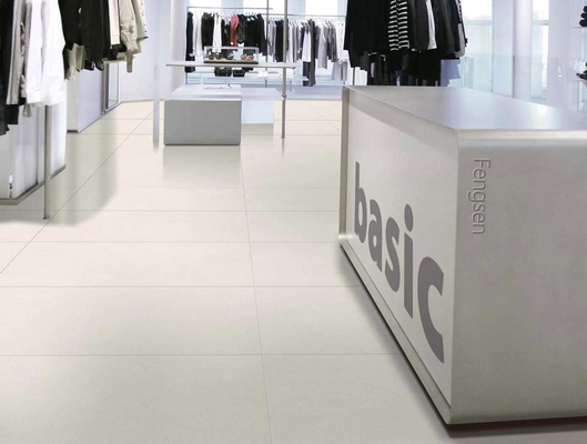 Carreaux de porcelaine douce vitrée beige 1200x600mm et carreaux de sol décoratifs pour la salle à manger et le salon