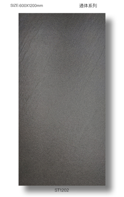 Grise foncé 1200x600mm plancher extérieur rétro en porcelaine pour jardin à l'épreuve de l'humidité