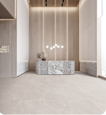 Carreaux de sol en porcelaine à l'intérieur vitré doux 600x1200 mm résistant à l'eau et carreaux écologiques pour la reconstruction