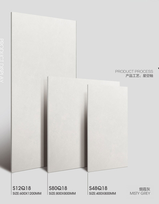 Murs intérieurs résistants aux acides 1200x600 mm Carreaux de porcelaine vitrée douce moderne pour balcon
