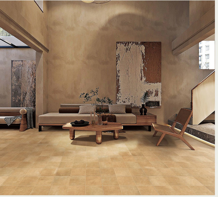 Carrelage en céramique marron clair antidérapant 600x600mm, qualité AAA