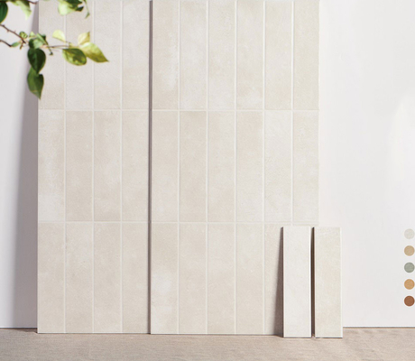 Carreaux écologiques beige 400x800 mm et carreaux de mur en céramique vitrée pour chambre et salon