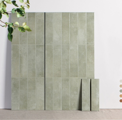 Carreaux modernes vert clair et 16 