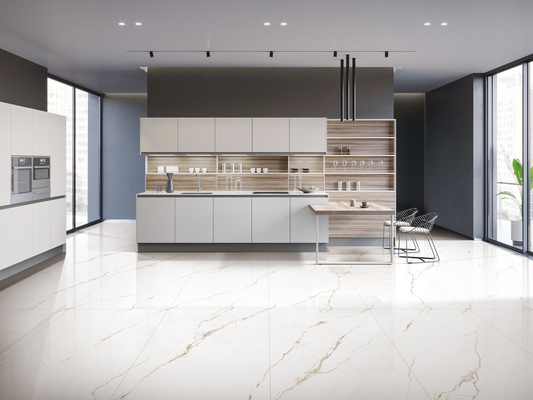 Carrara doux vitré 600x1200mm décoration carreaux de porcelaine pour mur intérieur