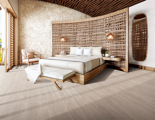 Les murs intérieurs sont revêtus de carreaux de porcelaine et de carreaux extérieurs antidérapants de 600 x 1200 mm pour la maison.