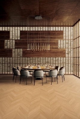 Carreaux de porcelaine en bois de qualité AAA 600x1200 mm pour planchers intérieurs