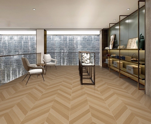 Des carreaux décoratifs de 600x1200mm, des carreaux vintage et des murs intérieurs en bois, des carreaux de porcelaine pour hôtel