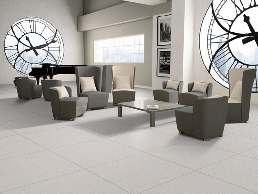 Carreaux muraux intérieurs résistants à l'usure 60x60cm Porcelaine de sol gris clair Carreaux pour le salon