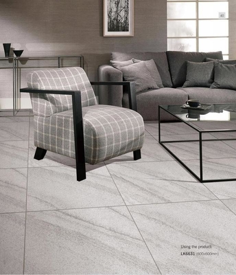 Antibactérien 600x600mm Carreaux de porcelaine de corps entier et carreaux de mur extérieur gris pour la cuisine et l' appartement