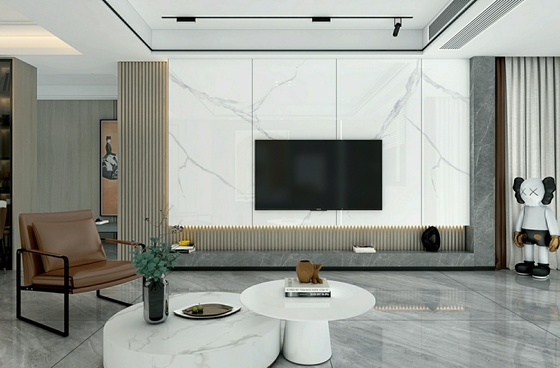 Grade AAA résistant aux acides plancher intérieur vitrifié Porcelaine poli 900x1800x9mm Pour la décoration