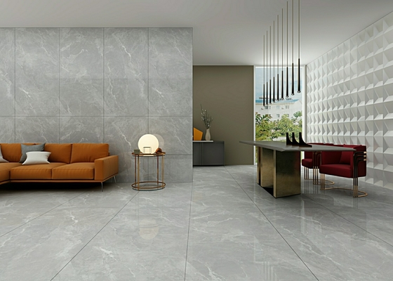 Retro superbe 900x1800x9mm Grey Marble Look W.A 0,5% plancher extérieur vitré Porcelaine polissée carreaux pour salle de bains