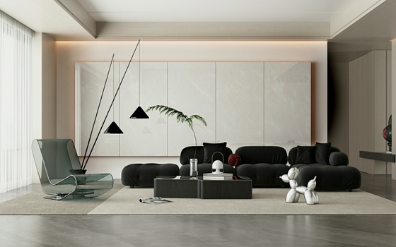 Carreaux de porcelaine vernis poli beige 900x1800 mm 0,5% WA