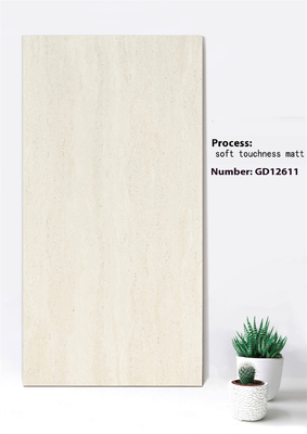 Résistant à l'eau Jaune et Beige Doux Tact Matt Rideau Mur Carreaux épais Pour la décoration et le bâtiment 600x1200mm