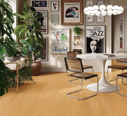 Grade AAA Porcelaine en bois bandes Jaune Gris 250x1500mm Carreaux de sol décoratif Pour le bâtiment