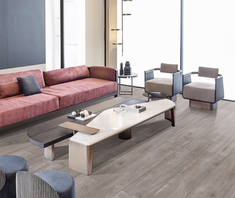 Des bandes de porcelaine en bois durable brune antidérapant de 250x1500 mm pour les sols