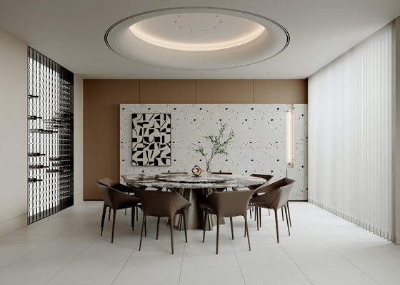 Terrazzo 600x1200mm Carreaux vitrés en porcelaine mat pour le salon Carreaux de sol de chambre durables