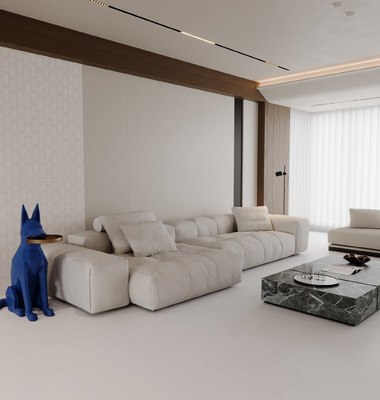 Carrelage de sol en porcelaine beige 600x1200mm, qualité AAA